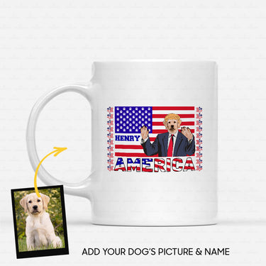 Personalized Dog Gift Idea - President Dog Please Vote Me For Dog Lovers - White Mug